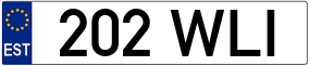 Truck License Plate